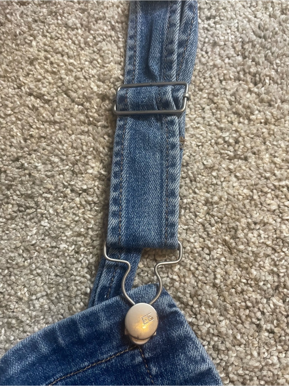 Evereve - Classic Wide-leg Denim Overalls - Size 25 - Picture 7 of 12